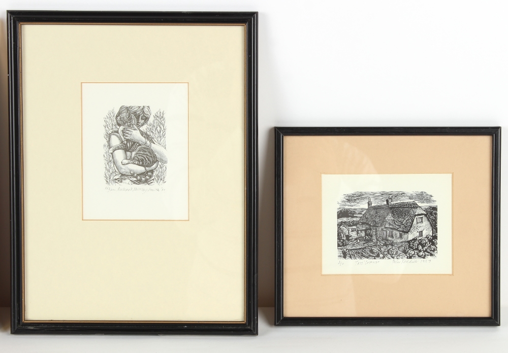 Property of a gentleman of title - a group of seven framed wood engravings, the artists including - Image 3 of 4