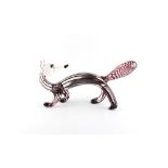 Ercole Barovier (Murano, 1889-1974) - a glass model of a fox, 14.35ins. (36.5cms.) long.