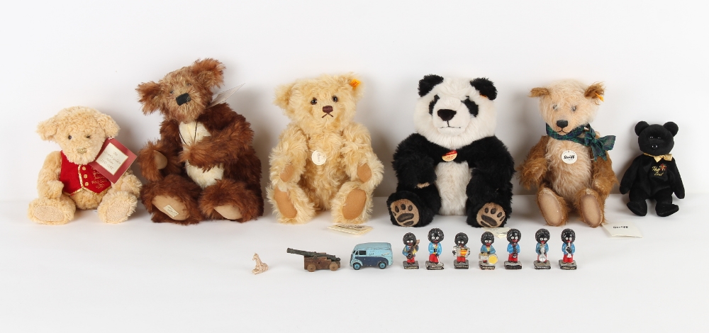 Property of a gentleman - two modern Steiff teddy bears, with labels, one labelled 'Classic',