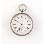 The Henry & Tricia Byrom Collection - a J.W. Benson 'The Ludgate Watch' silver cased lever pocket