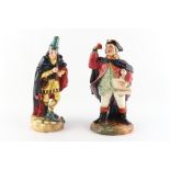 Property of a lady - two Royal Doulton figures - Pied Piper (HN 2102) and Town Crier (HN 2119) (2).