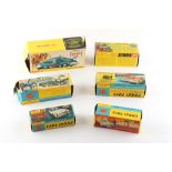 Property of a deceased estate - six Corgi Toys, each in original box, comprising Batmobile (model