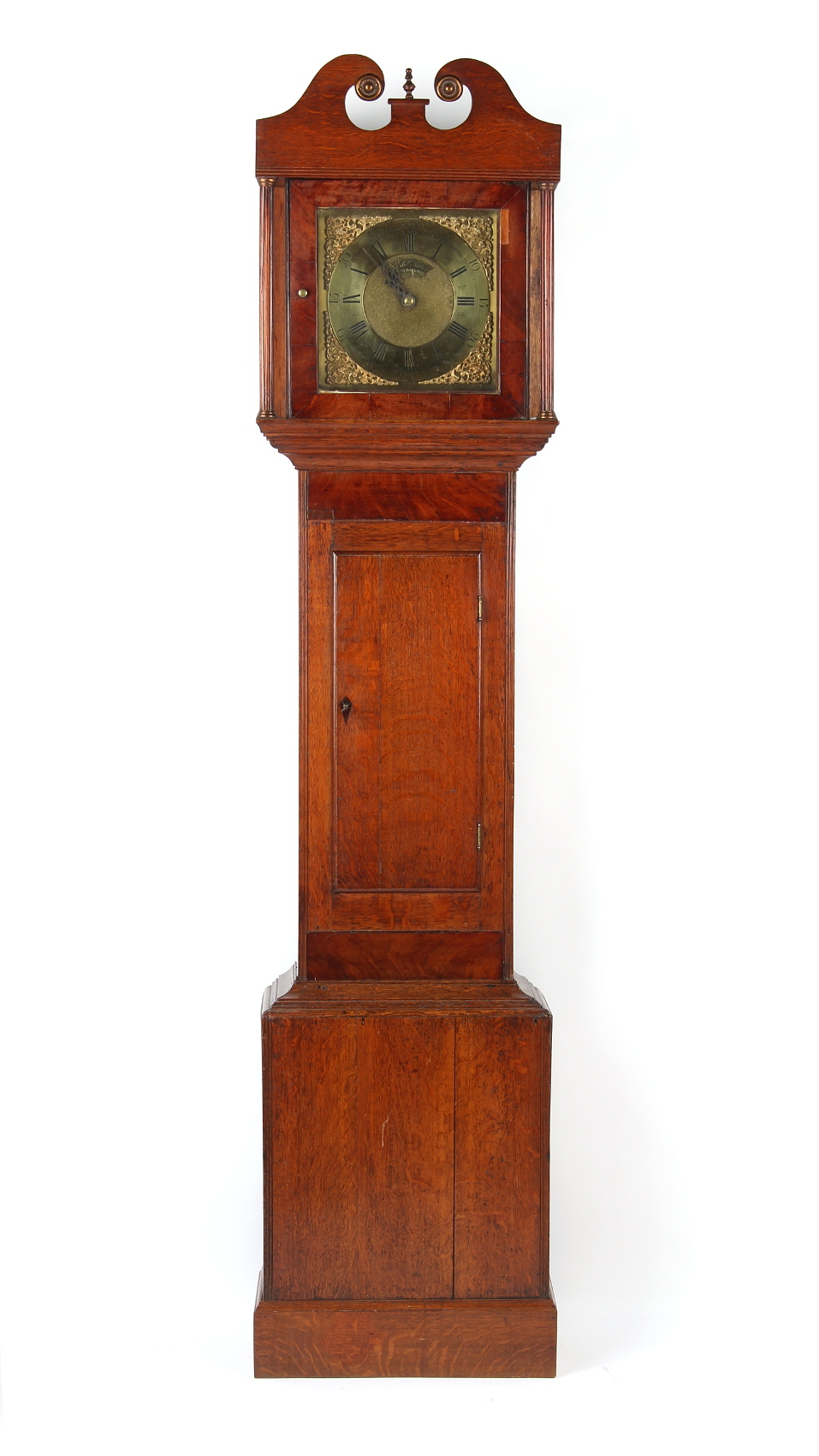 Property of a gentleman - an early 19th century George IV oak & mahogany 30-hour striking longcase