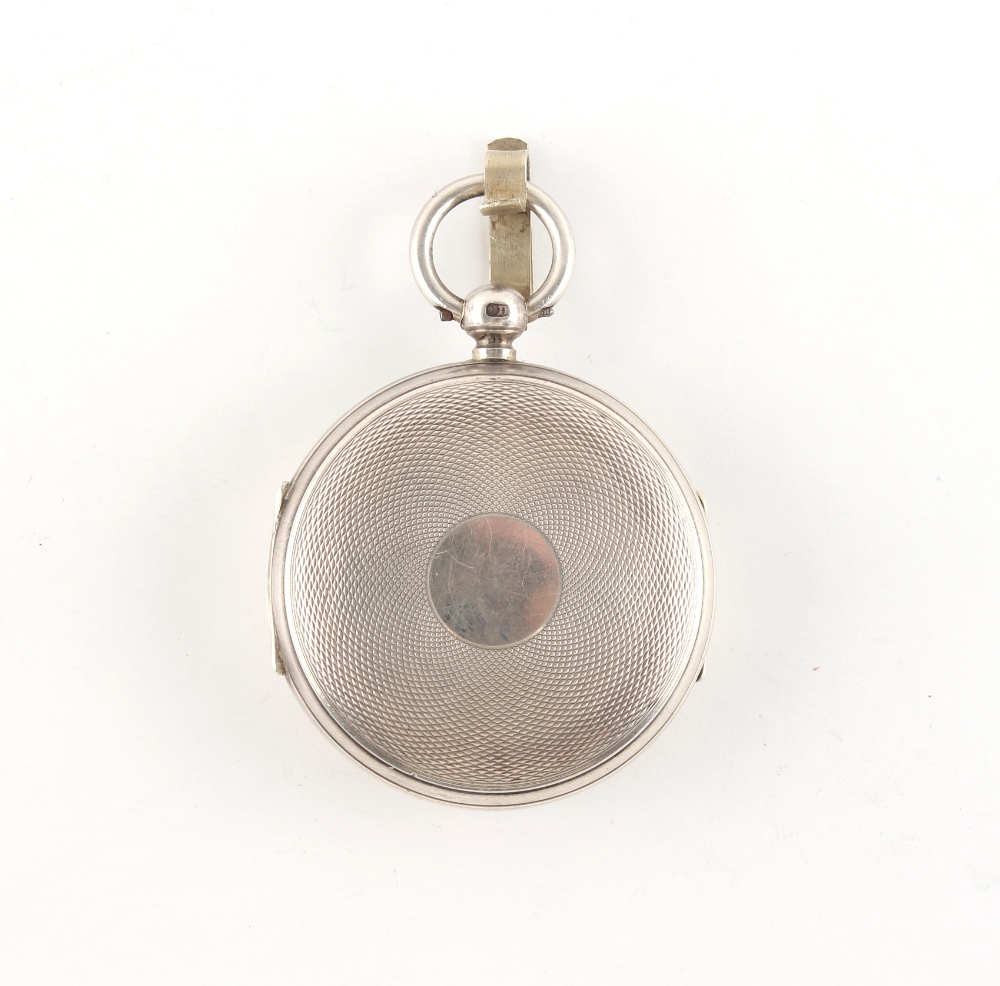 The Henry & Tricia Byrom Collection - a late Victorian silver cased pedometer, London 1899, 41mm dia - Image 3 of 3