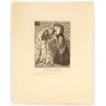 Property of a gentleman of title - after Dante Gabriel Rossetti - THE ROSE GARDEN, A CHRISTMAS