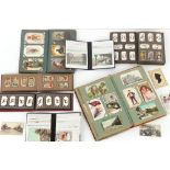 A collection of late 19th / early 20th century picture postcards & greetings cards, in four