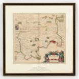 Property of a gentleman of title - BLAEU, Johannes - 'Middle-sexia 1646' (Middlesex) - engraved map,