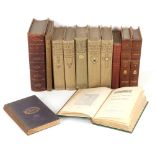 Property of a deceased estate - twelve assorted volumes including MACKENZIE, Donald A., MONCRIEFF,