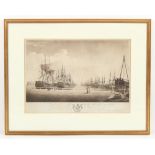 Property of a lady - Francis Jukes after Robert Thew - 'A WEST VIEW OF THE NEW DOCK AT KINGSTON UPON