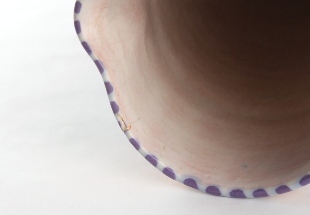 Property of a gentleman - a Poole Pottery 'Bluebird' pattern cylindrical jug, impressed 'POOLE / - Image 3 of 4