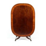 Property of a lady - an early 19th century Regency period mahogany & satinwood banded rectangular