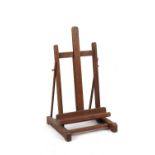 Property of a gentleman - a small artist's easel, 36ins. (91cms.) high (minimum).