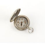 The Henry & Tricia Byrom Collection - a First World War military Mark VI pocket compass, the case