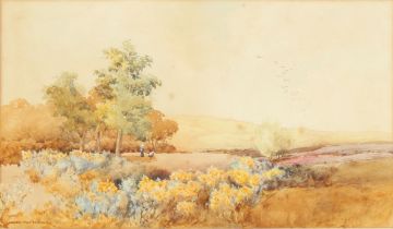 Property of a lady - James Matthews (late 19th / early 20th century) - FIGURES IN A LANDSCAPE -