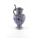 Property of a gentleman - a late 19th / early 20th century German salt-glazed stoneware ewer, with