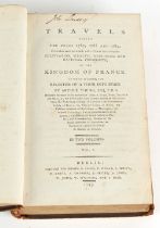 Property of a gentleman of title - YOUNG, Arthur - 'Travels During the Years 1787, 1788 and 1789,