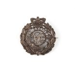 Property of a gentleman - militaria - a Victorian Royal Engineers badge, with VR Queen Victoria