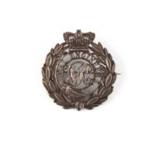 Property of a gentleman - militaria - a Victorian Royal Engineers badge, with VR Queen Victoria