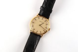 Property of a lady - a gentleman's Tissot 18ct yellow gold cased mechanical wristwatch, manual wind,