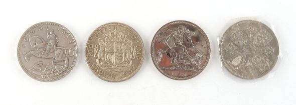 Property of a deceased estate - a coin collection - four crowns - 1935, 1937, 1951 and 1960 (4).