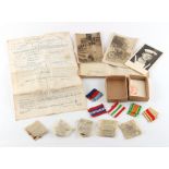 Property of a gentleman - the group of five WWII military medals awarded to JX 285947 Norman John