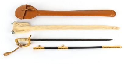 Property of a deceased estate - an ERII Royal Navy officer's sword, by Wilkinson Sword, number