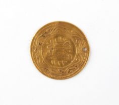 Property of a deceased estate - a Turkish gold coin (95.6 % pure) - Mahmud II (AH 1223-1255) (AD