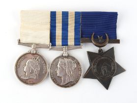 Property of a gentleman - a fine Arctic Exploration group of three medals to George W. Emmerson,