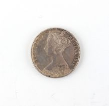 Property of a deceased estate - a coin collection - an 1849 Queen Victoria 'godless' florin.