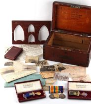 Property of a gentleman - a trio of Royal Navy Great War or First World War military medals
