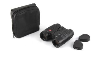 Property of a lady - Leica 8 x 32BA binoculars, with soft case (neck strap missing).