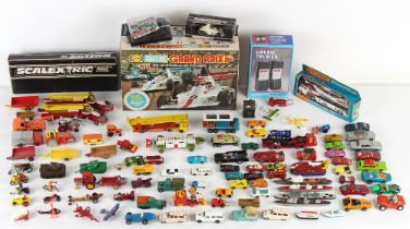Property of a gentleman - a quantity of Scalextric including a boxed set Grand Prix 8; together with