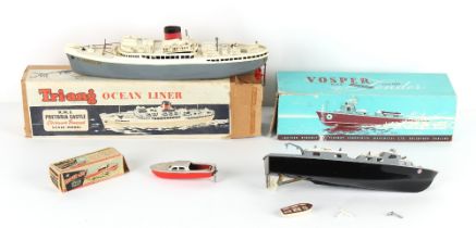 Property of a lady - a boxed Victory Industries Vosper R.A.F. Crash Tender battery operated boat;