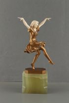 Property of a lady - Ferdinand Preiss (German, 1882-1943) - an Art Deco bronze & ivory figure of a