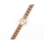 Property of a lady - a lady's Rotary 9ct gold cased quartz wristwatch with 9ct gold bracelet