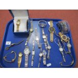 DKNY, Rotary, Radley, Swatch Irony and Other Modern Ladies Wristwatches:- One Tray.