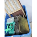 Moulding Planes, wash board, scales, etc:- One Box