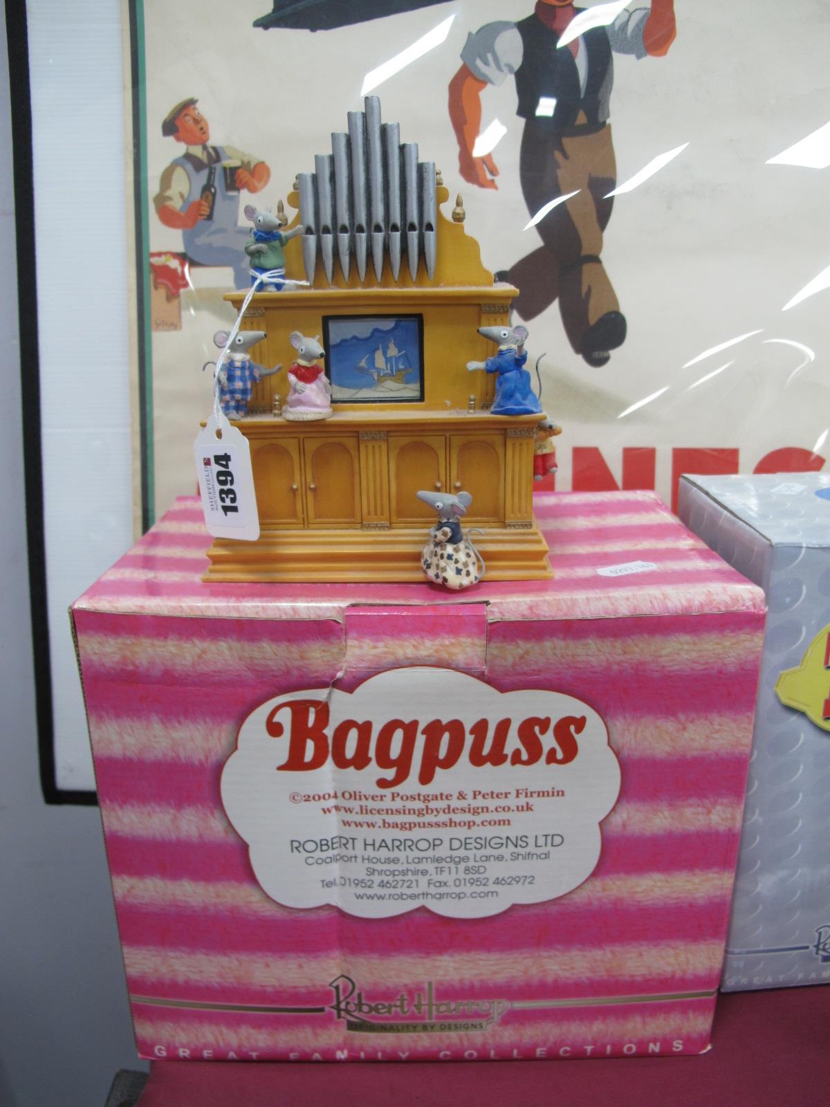 Bugpuss, Robert Harrop, The Marvelous Mechanical Mouse Organ Musical Box, BG05, 2004, with box