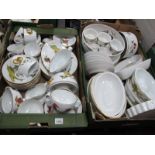 Royal Worcester Evesham Oven to Table Pottery, approximately seventy seven pieces, including tureen,
