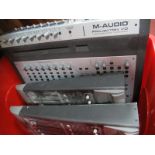 M-Audio Projectmix 1/0 Digital Recording Audio Mixer, two Mackie logic control XT mixers, Ex