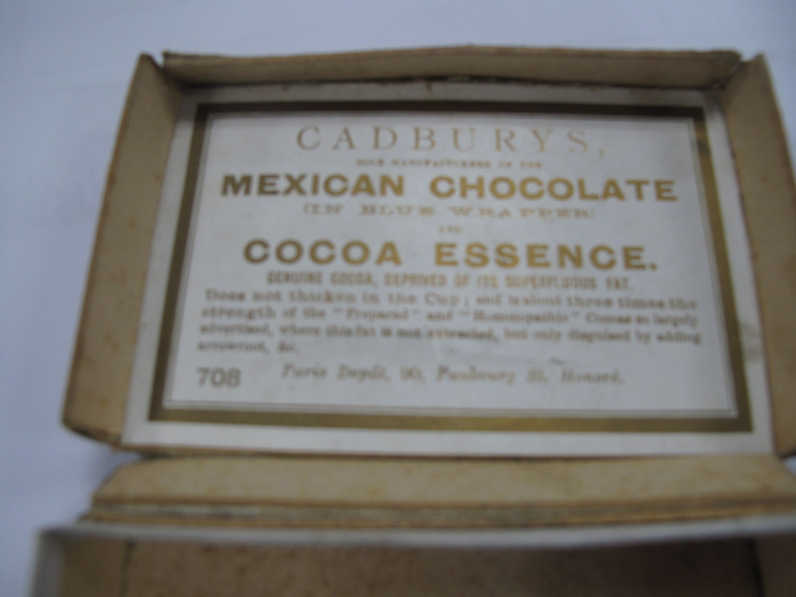 Ladies Lorgnettes, xmas buscuit cutters, Cadbury's Mexican Chocolate box (Victorian), advertising - Bild 3 aus 5