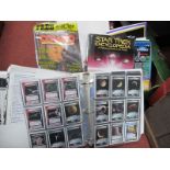 Star Trek - Various collectibles, to include retail boxes of trade cars, albums of trade cards, also