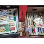 Lledo Boxed Diecast Vehicles, approximately fifty seven, one x four and two x three model packs:-