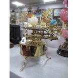 Brass Table Top Orrery, 34cm high.