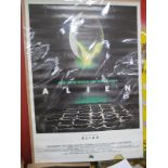 Film Poster Italian Original 'Alien' (9cm vertical tear), 100 x 70cm.