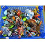 A Collection of Activision Skylanders Plastic Characters and Accessories.