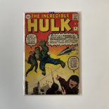 The Incredible Hulk #3 Marvel Comic 1962. Pence version