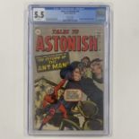 Tales to Astonish #35 CGC 5.5 Comic. 1962 ,Origin and 2nd appearance of Ant-man. 1st appearance of