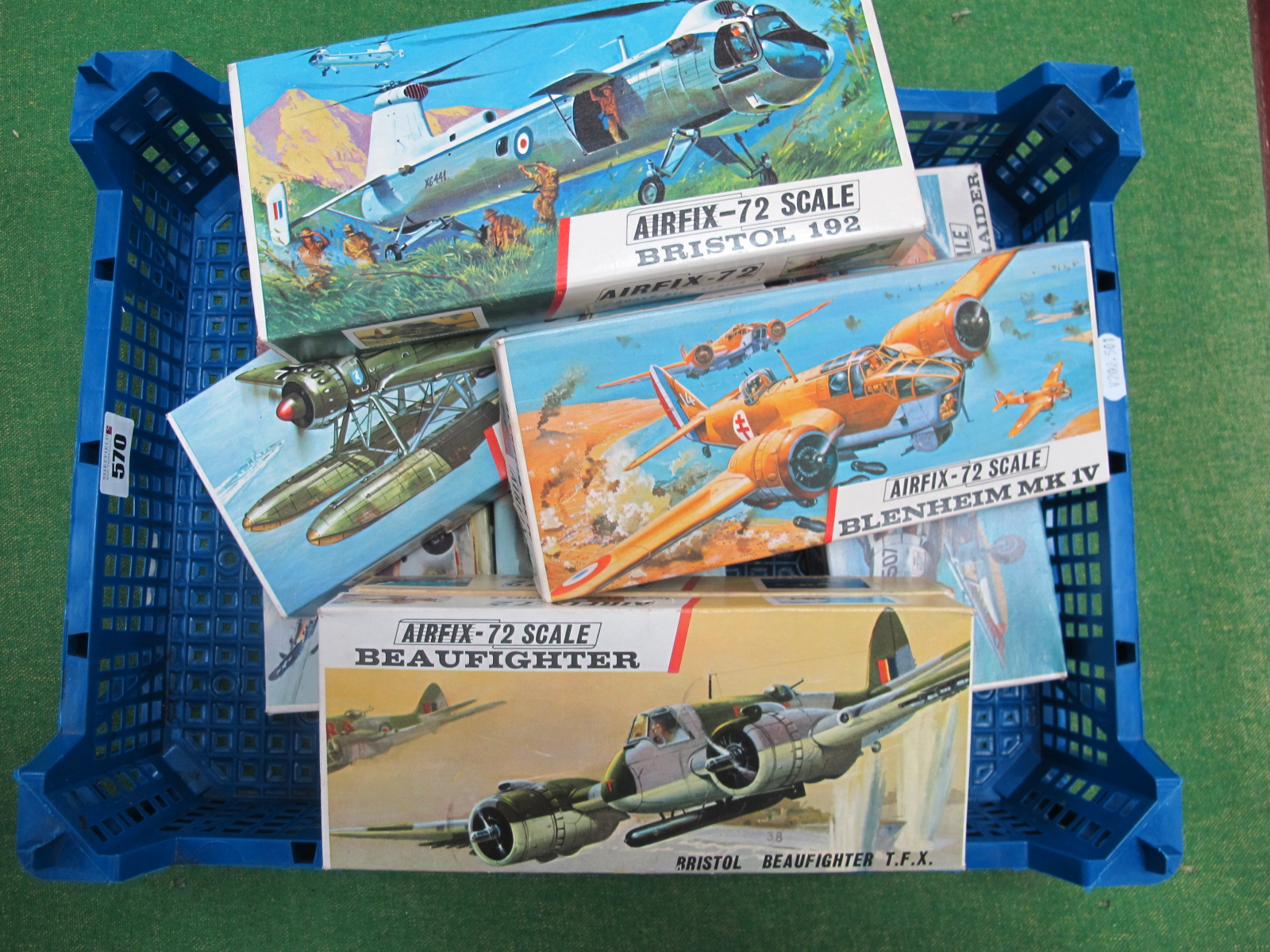 Eight Airfix 72 Scale Plastic Model Aircraft Kits Mostly Series 2, to include Supermarine Walrus II,