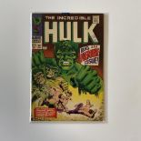 The Incredible Hulk #102 Marvel Comic 1966. Cent version. Hulk Series Restarts